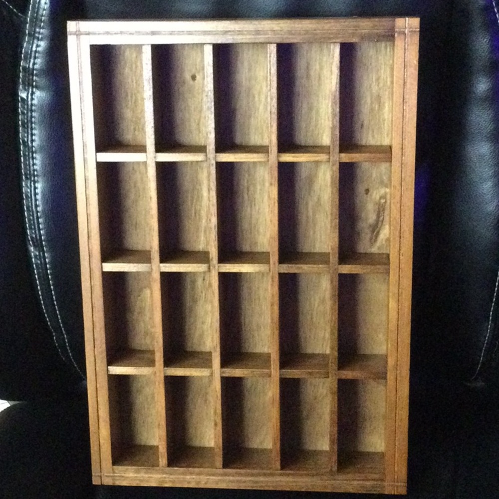 Wooden Collectors display case For Wall
